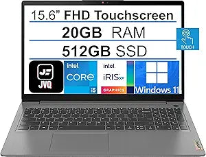 Lenovo IdeaPad 3 15 i5 Touchscreen Laptop - Fast