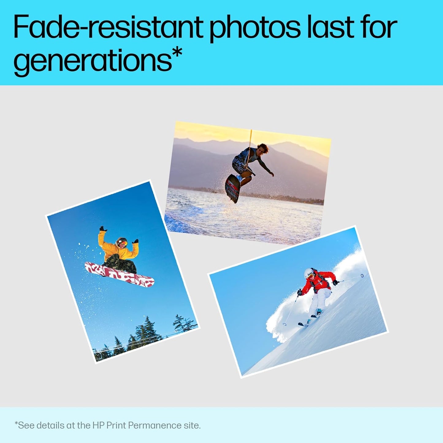 HP CH097A Everyday Glossy Photo Paper, 5x7, 60 Sheets