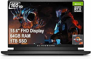 Dell Alienware m15 Ryzen Edition RTX 3060 Gaming Laptop Renewed