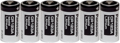 Panasonic 4330202655 Industrial CR123A Lithium Battery 6 Pack