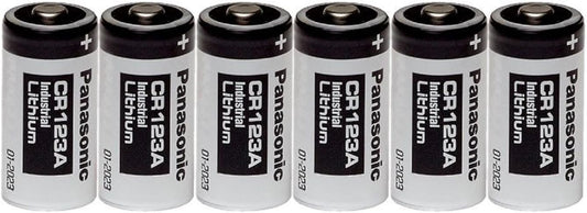 Panasonic 4330202655 Industrial CR123A Lithium Battery 6 Pack