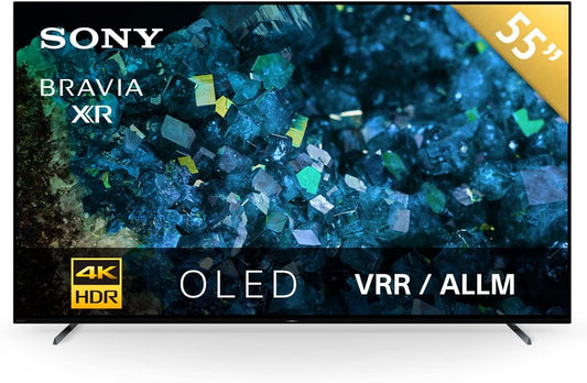 Sony CRT2SNXR55A80L 55" 4K OLED Google TV: BRAVIA XR A80L (Renewed)