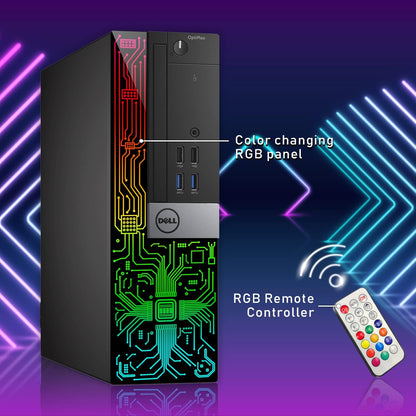 Dell OptiPlex 7040 SFF i5 RGB Desktop PC (Renewed)