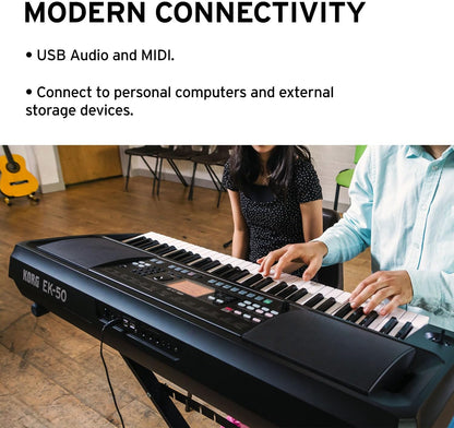 Korg EK50 61-Key Arranger Keyboard: Entertainer Series