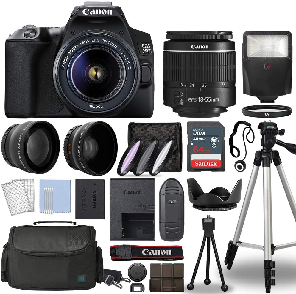 Canon EOS Rebel SL3 DSLR Camera Kit - Renewed