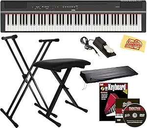 Yamaha P-125 Digital Piano Black Bundle