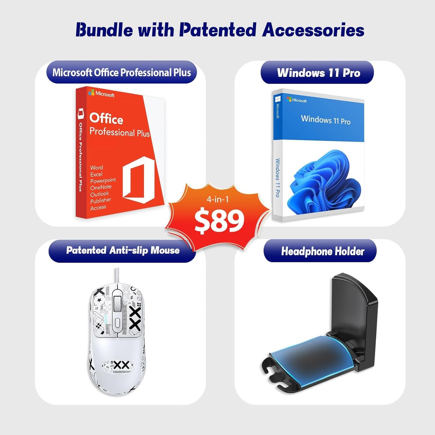 HP All-in-One Desktop PC, 32GB RAM, 1TB SSD, Win11 Pro