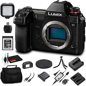 Panasonic DC-S1BODY Lumix Mirrorless Camera Bundle