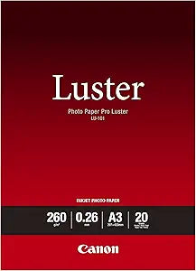 Canon 242X061 Pro Luster Photo Paper - A3, 20 Sheets