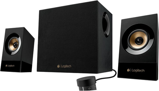 Logitech Z533 2.1 Stereo Speakers with Subwoofer -Renewed