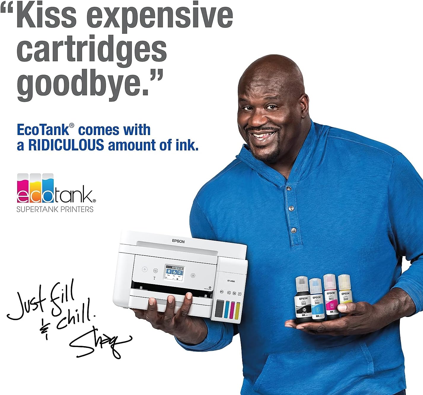 Epson ET-4760 EcoTank Wireless All-in-One Printer