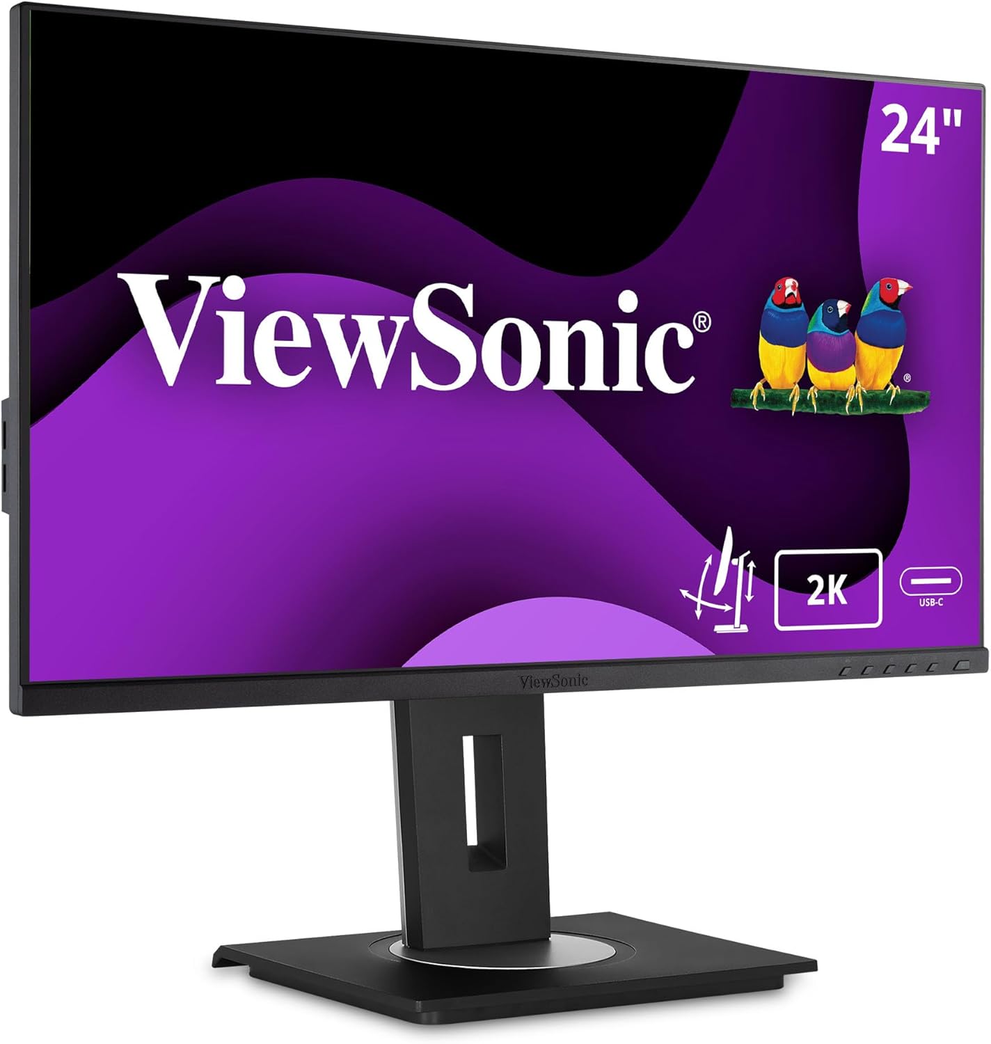 ViewSonic VG2455-2K 24" QHD USB-C Ergonomic Monitor