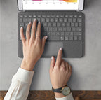 Logitech 920-009608-RB Combo Touch iPad Keyboard Case Renewed