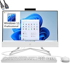 HP 22-dd Celeron 128GB SSD Business AIO Desktop — main product image
