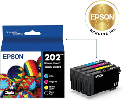Epson T202120-BCS 202 Claria Ink Cartridge Combo Pack