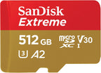 SanDisk SDSQXAV-512G-GN6MA 512GB Extreme MicroSD Card