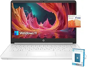 HP Laptop Stream 14" HD Intel Celeron 16GB 64GB eMMC