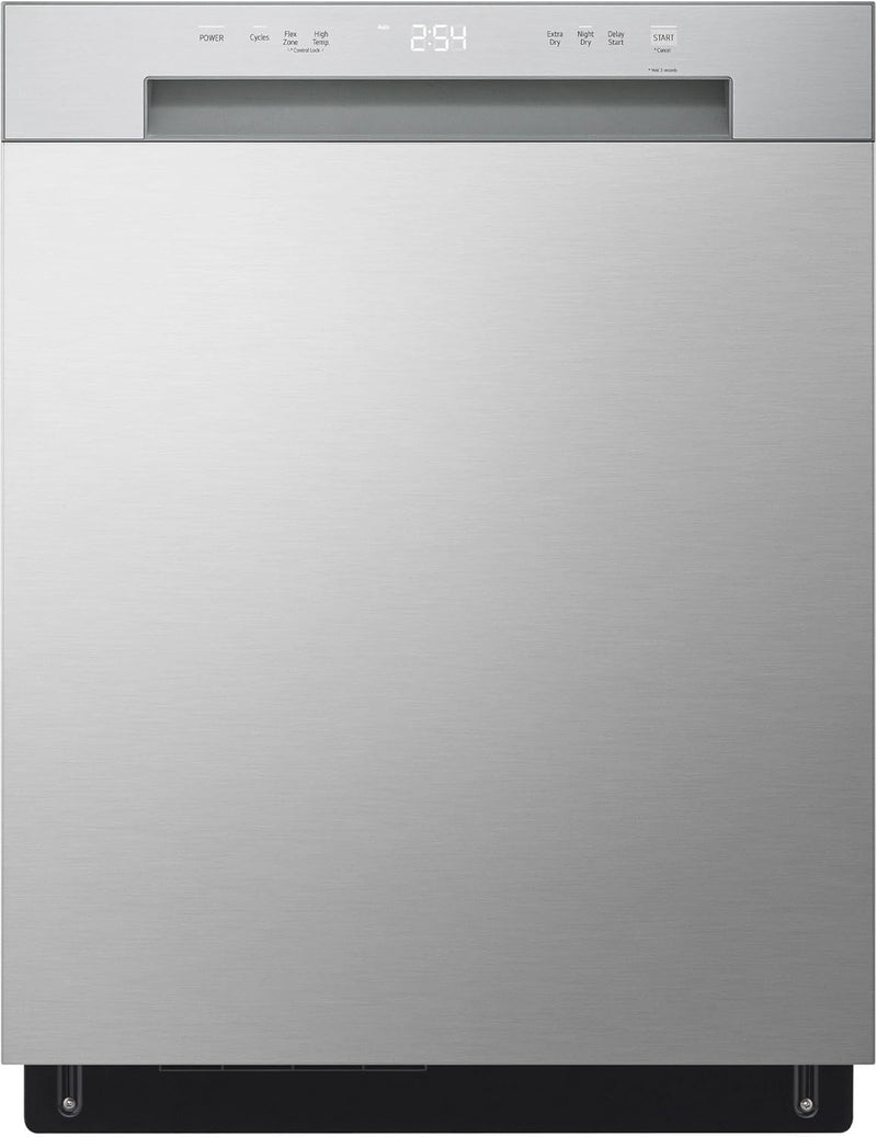 LG LDFC2423V 24-Inch Front Control Dishwasher, Stainless Steel — main product image