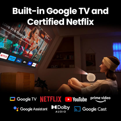 BenQ GV50 1080p Portable Laser Projector Netflix