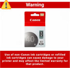 Canon 0615B002 PG-40 Black Ink Cartridge