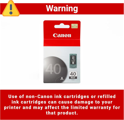 Canon 0615B002 PG-40 Black Ink Cartridge