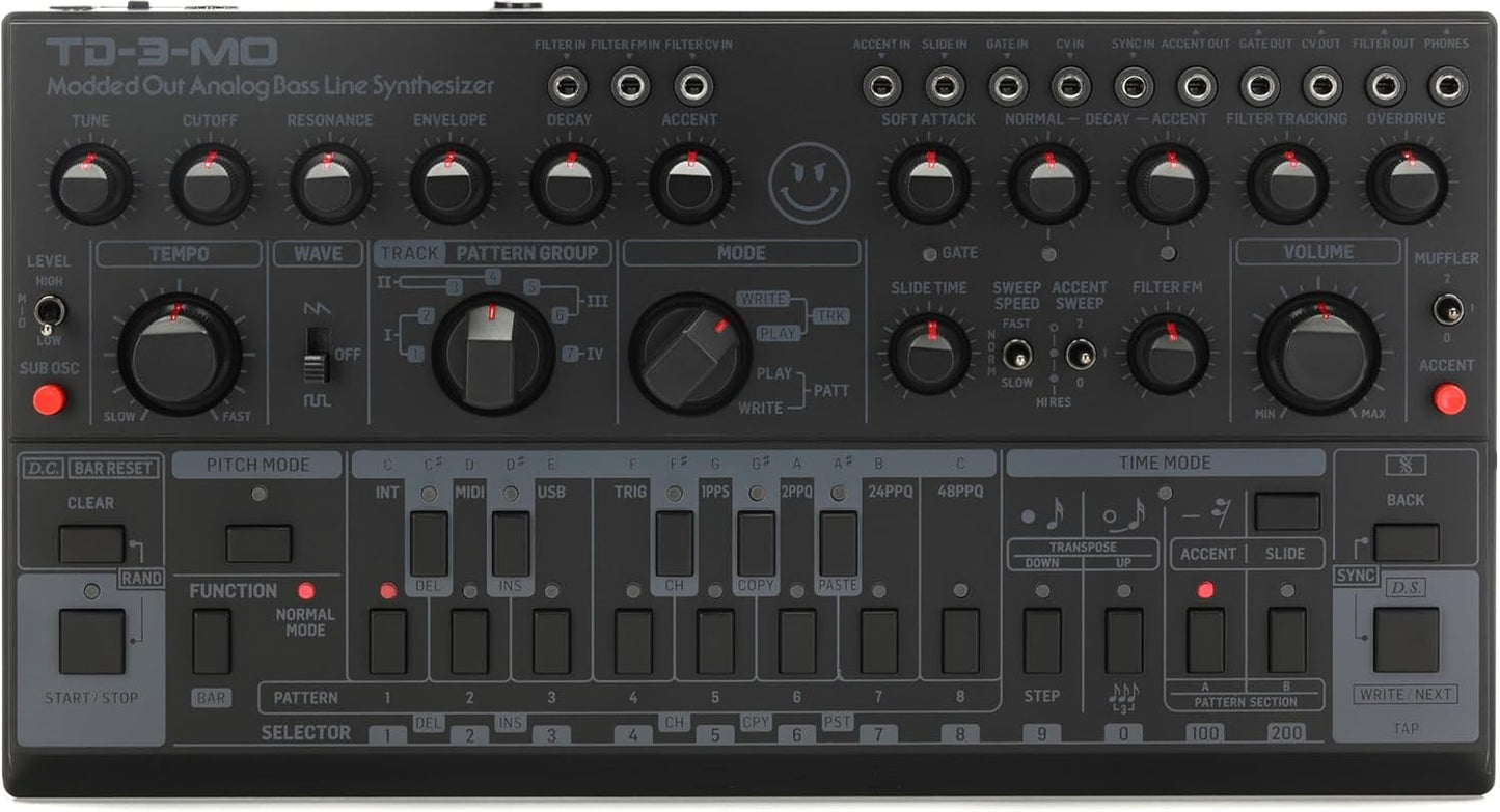 Behringer TD-3-MO-BK Analog Bass Synthesizer