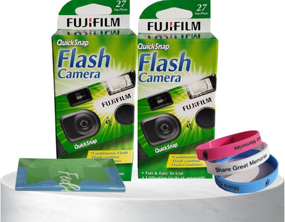 Fujifilm QuickSnap Flash 400 Disposable Camera 2-Pack