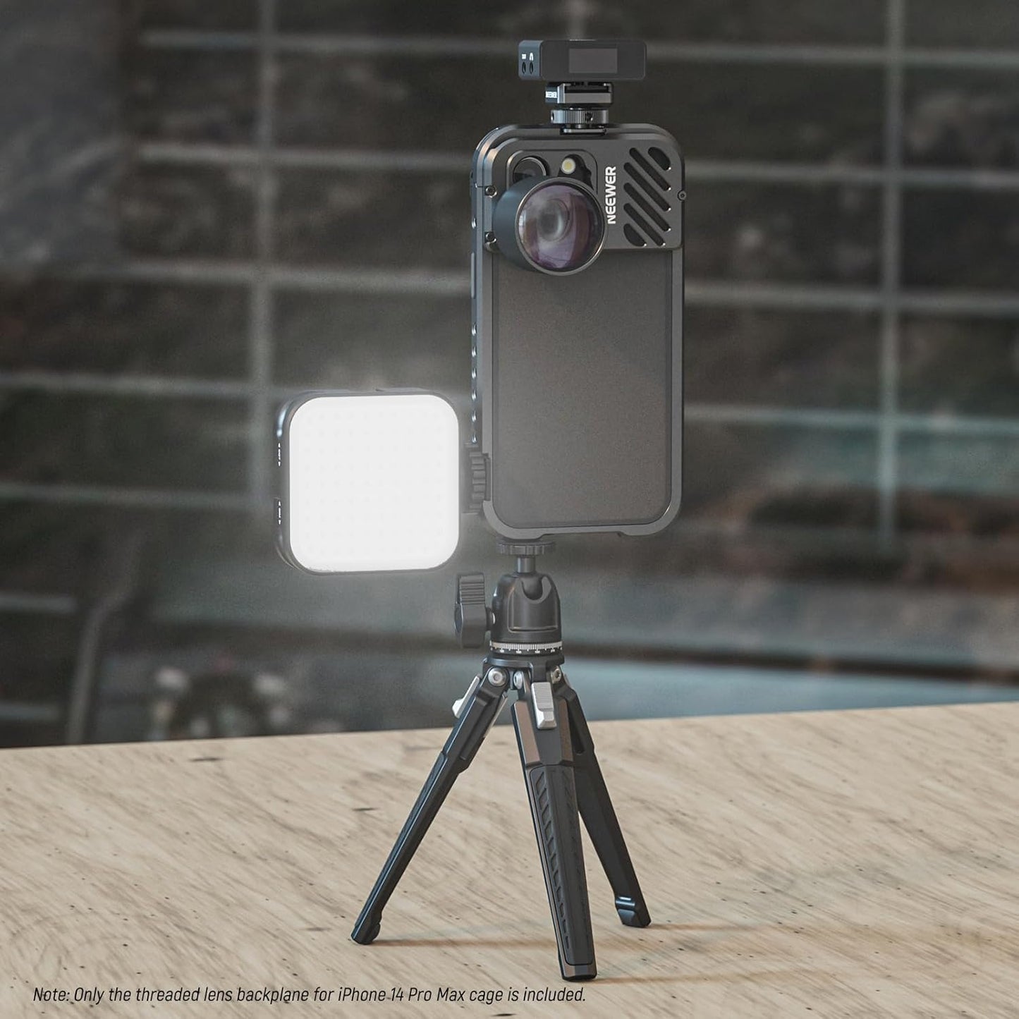 Neewer 10102664 iPhone 14 Pro Max Lens Backplane - 17mm Mount