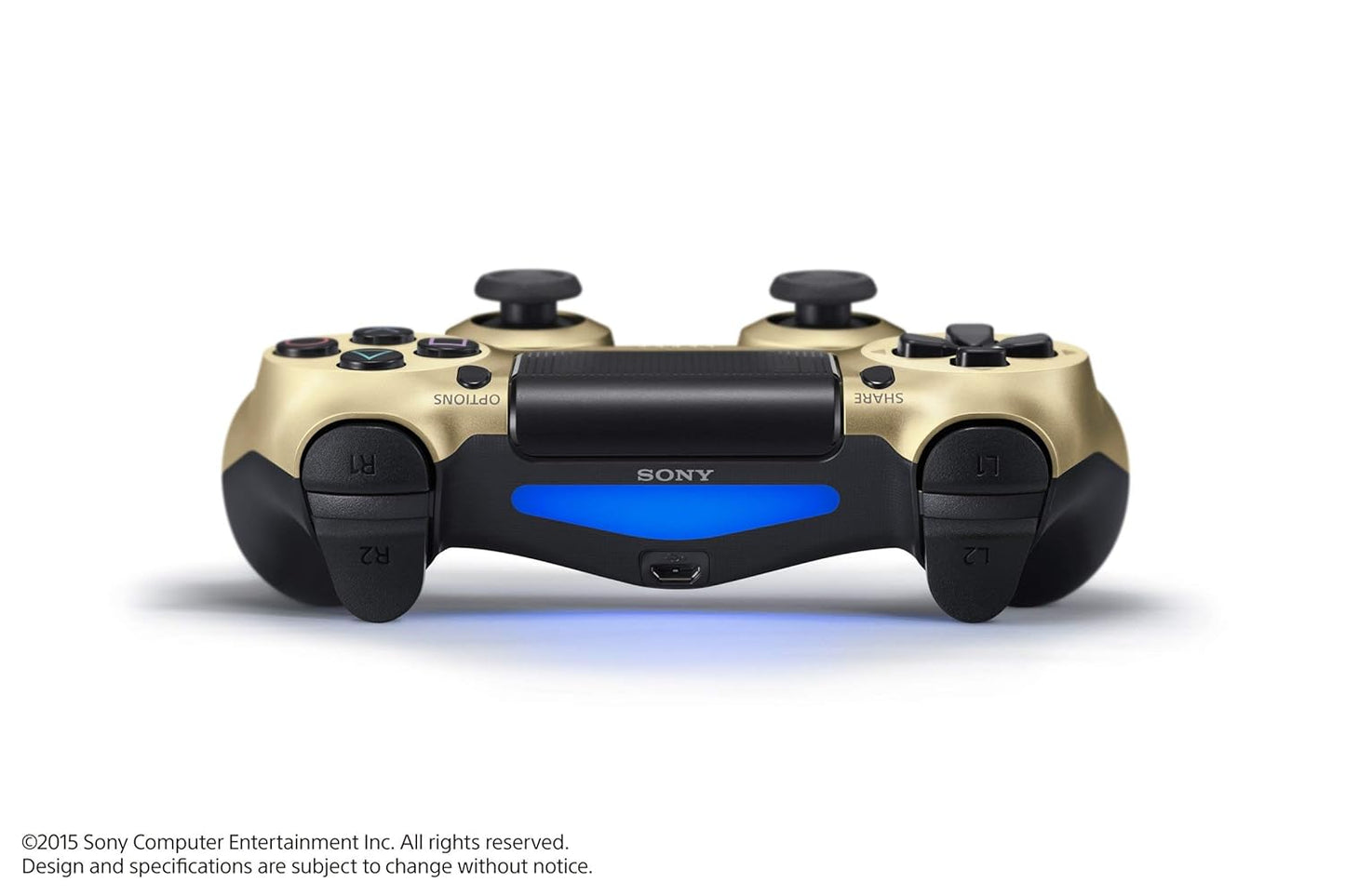 Sony DualShock 4 Wireless Gold Controller (Renewed)