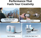 DJI 6941565994004 Flip Fly More Combo with RC 2 Drone
