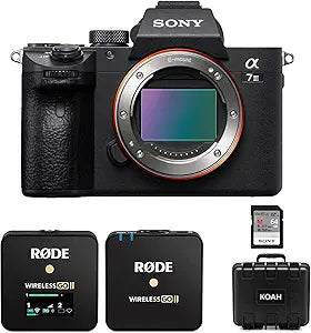 Sony Alpha a7 III Mirrorless Camera Bundle Rode Wireless GO