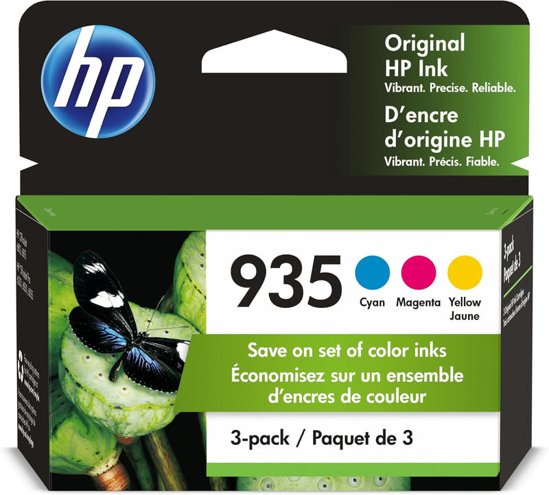 HP N9H65FN#140 935 CMY Ink Cartridge 3-Pack — main product image