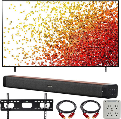 LG E2LG75NANO90UPA 75" 4K NanoCell TV Soundbar Bundle