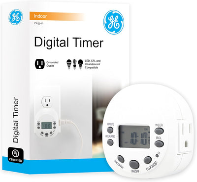 GE 15150 7-Day Programmable Digital Timer