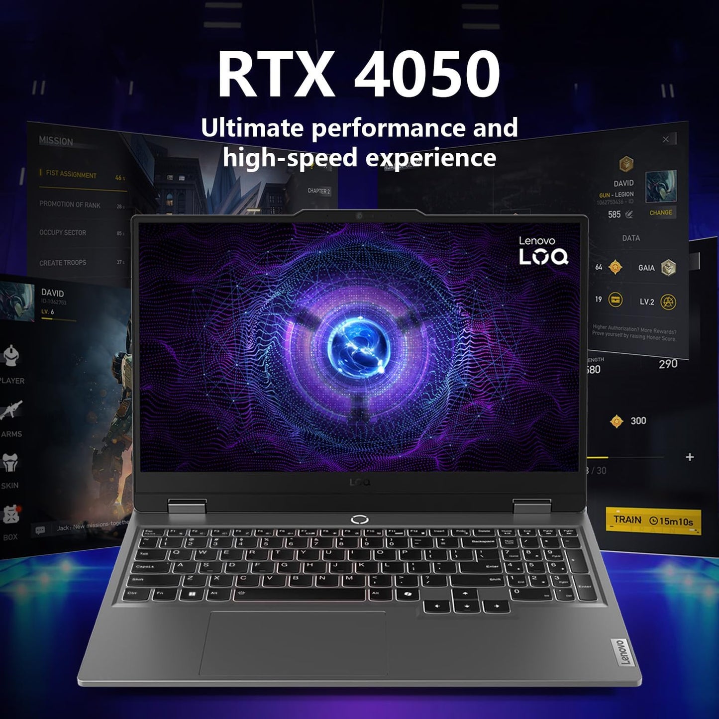 Lenovo LOQ 15ARP9 Gaming Laptop Ryzen 7 RTX 4050 Bundle