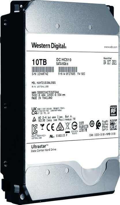 Hitachi HUH721010ALE601/CR WD Ultrastar 10TB Hard Drive (Renewed)