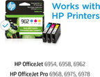 HP T0A38AN 902 CMY Ink Cartridge 3-Pack