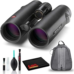 Leica 8x42 Noctivid Black Binocular with Backpack