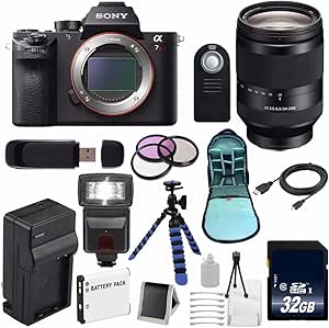 Sony SONA7R2B: Alpha a7R II Mirrorless Camera with 24-240mm Lens + Filter Kit