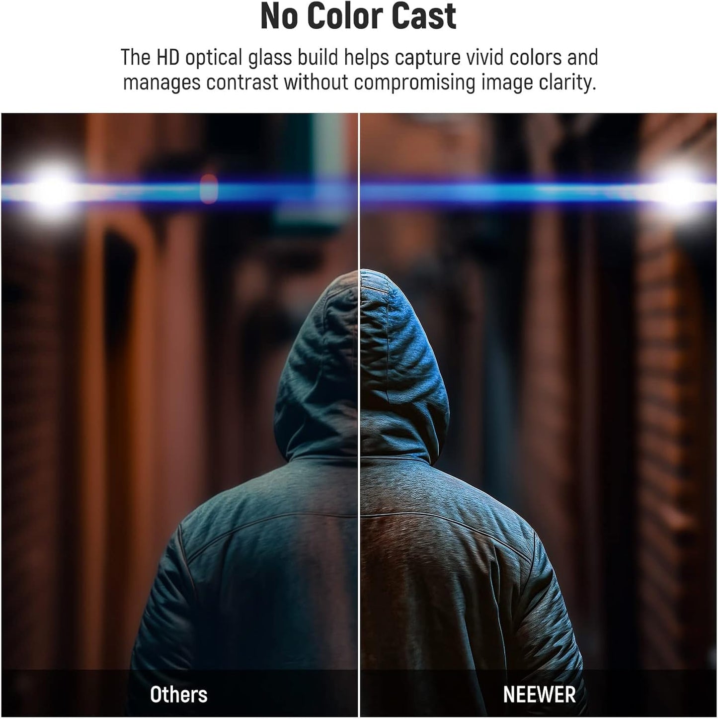 Neewer NW SERIES S 4x5.65" Blue Streak Anamorphic Filter