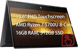 HP Envy x360 Ryzen 7 Touchscreen 2-in-1 Laptop — main product image