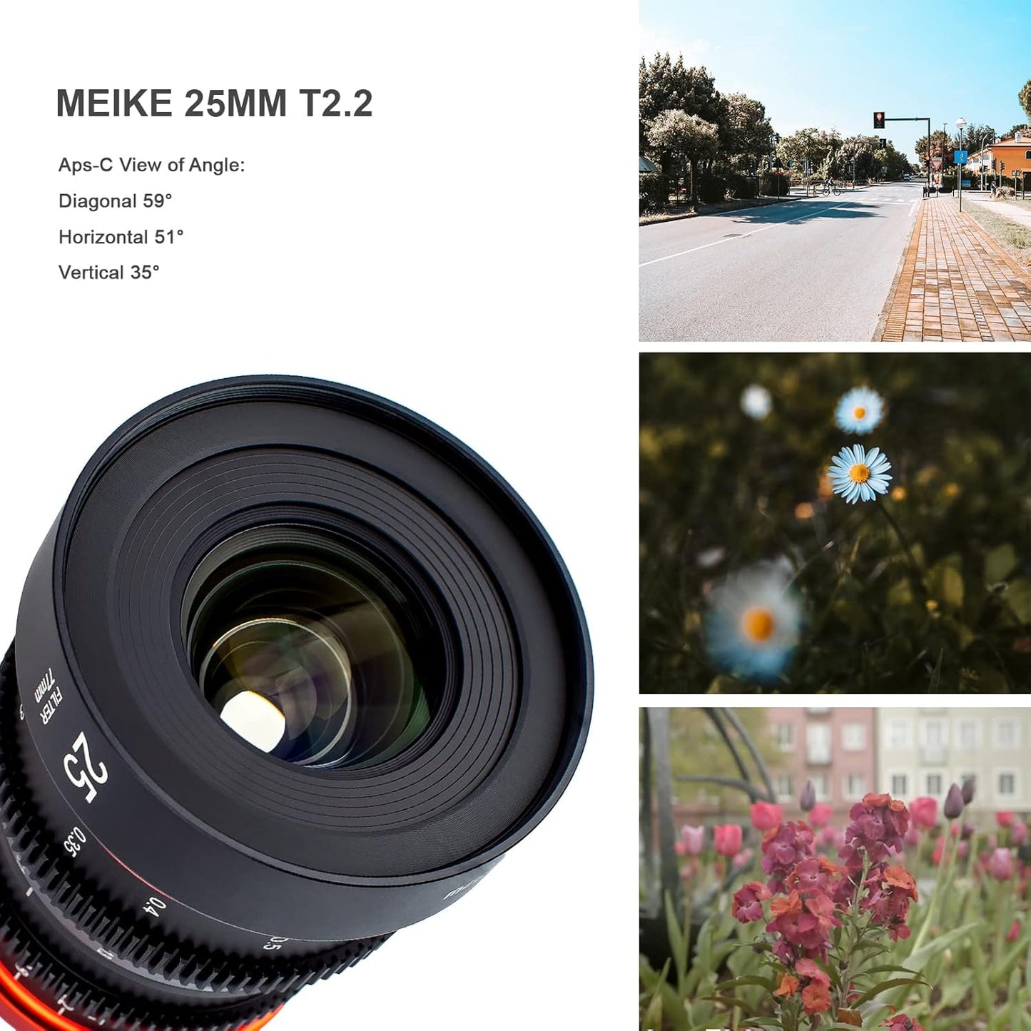 Meike 25mm T2.2 APS-C Cine Lens Canon RF