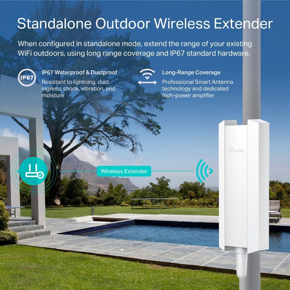 TP-Link EAP610-Outdoor AX1800 WiFi 6 Outdoor Access Point