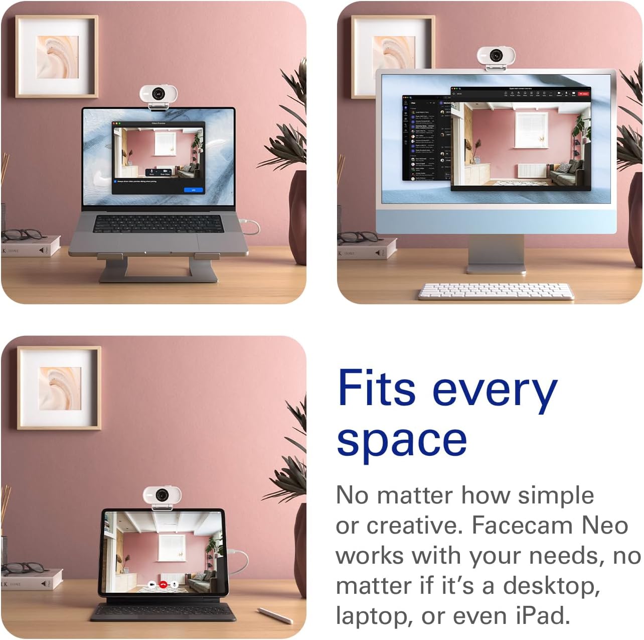 Elgato 20WAE9901 Facecam Neo Full HD Streaming Webcam