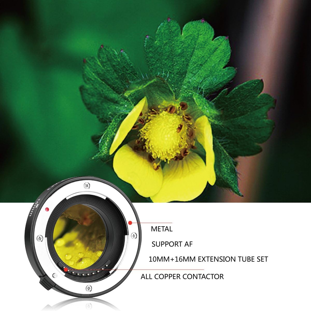 Meike 943603 MK-F-AF3 Macro Extension Tube - Fujifilm Cameras