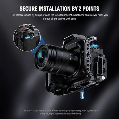 Neewer 10103122 Lumix GH6 Camera Cage - Aluminum Video Rig