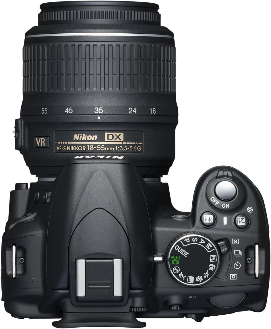 Nikon D3100 14.2MP DSLR Camera 18-55mm Lens (Renewed)