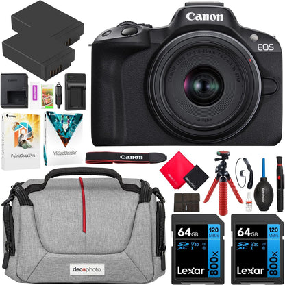 Canon E14CNEOSR501845STM EOS R50 Mirrorless Camera Bundle