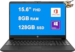 HP 15 Laptop Celeron 8GB RAM 128GB SSD