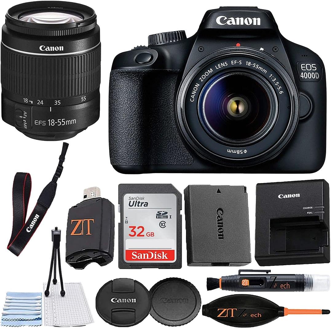 Canon Canon 4000D Rebel T100 DSLR 18-55mm Renewed